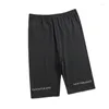 Damesshorts Zomerfietsen Korte geribbelde fietsen voor fitnesspak Met dunne hoge taille Biker Slanke knielange broek Streetw