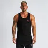 Erkek Tank Tops Yaz Spor Salyaları Fitness Üst Pamuk Giyim Gezgin Sokak Giyim Sıradan Singlets Baskı Baskı Marka Erkek Giyim