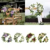 Kwiaty dekoracyjne 2PCS Wedding Arch Kwiatowy