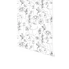 Wallpapers Peel And Stick Wallpaper Abstract Female Art Light Grey Flower Leaves Removable Contactpaper For Home Bathroom Decorations