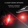 Andra belysningstillbehör Mini Taillight USB CONCHARABLE Front Light Back Red White Lamp Sport Camping YQ240205