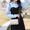 Women's Spring/Summer New Trendy Small Fragrant Wind Lingge Chain Bag Fashion Shoulder Bag Versatile Crossbody Bag