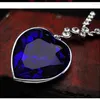 Pendant Necklaces Exaggerated Large Blue Fashion Classic Titanic In The Heart Of Sea Crystal Necklace Sweet