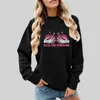 Dameshoodies Pompoenen Skelet Gedrukt Casual Sweatshirts Ronde hals Losse oversized trui Persoonlijkheid Zachte drop-shoulder Streetwear