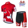 Cartoon Short Sleeve Kids Cycling Jersey Set Mtb Ropa Ciclismo Child Bicycle Wear Boys/Girl Summer Cycling Clothing 240119