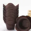 Stampi da forno 100 pezzi Tazze stile loto Fodere per cupcake Muffin Tazza di carta oleata Fodera per torta a prova di olio