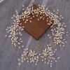 Haarspangen Mädchen Tiaras Haarnadel Hochzeit Zubehör für Frauen Goldene Kristallkrone Kopfschmuck Abschlussball Kopfschmuck Noiva Schmuck