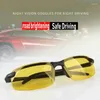 Lunettes de soleil Anti-éblouissement, Vision nocturne, pour la conduite, lumière améliorée, accessoires de voiture à la mode, sûrs