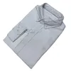 Wysokiej jakości mężczyźni nowi w 100% z bawełny Oxford Cotton Proszenie Solidne koszule krokodyli długie rękawy moda elegancka koszule homme luksusowe designerskie ubrania marki H844