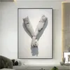 Outstanding visual effects Canvas Painting Metal figure statue Posters And Prints Wall Pictures For Living Room Home Decor 240129