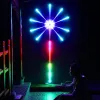 Feux d'artifice LED bande lumineuse RGB contrôle du son symphonie feu d'artifice lumière de mariage noël contrôle de la musique Kit complet lampe météore de rêve