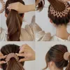 Hair Clips Flocking Tie Fashion Women'S Bird Nest Expanding Accessories Claw Pins Hairdresser Gift