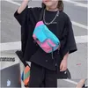 Backpacks Child Waist Bag Boy Street Hiphop Chest Pack Trend Belt Bags Kidney Funny Girl Banana Teens Shoder Crossbody 231225 Drop D Dhxyu