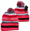 inverno Baseball Basket Sideline Berretti Cappelli American Team Beanie Berretti sportivi in maglia Beanie Skullies Cappello lavorato a maglia vendita in calo