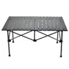 Camp Furniture Outdoor Camping Aluminum Lightweight Alloy Folding Table Nature Hike Backpacking Multifunctional Portable BarbecueEquipment