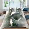 Set biancheria da letto Set copripiumino Koala Bambini Simpatici animali con stampa Ragazzi Ragazze Arcobaleno Farfalla Consolatore Letto con fiori floreali