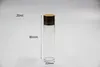 Garrafas 50pcs 22/80mm 20ml frascos de vidro recipientes óleo líquido alumínio tampa de parafuso de ouro garrafa vazia decoração de casamento presente