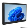 Monitors Harici Ekran 1280x800 IPS 10in Taşınabilir Monitör Office Drop için Office Delme için Geniş Görünüm Açısı Uyumlu USB Kulaklık Arayüzü OTDYV