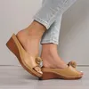 Slippers Women's Beach Slope Heel Hollow Casual Womens Heart For Women Size 12