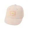 Casquettes de balle été coton bébé Baseball enfants chapeau de soleil garçons réglable filles chapeaux couleur bonbon enfants Snapback Hip-Hop