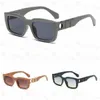 Mode Luxe Offs Blanc Cadres Lunettes De Soleil Style Carré Marque Lunettes De Soleil Classique Popula Flèche x Cadre Lunettes Tendance Lunettes De Soleil Lumineux Sport Lunettes De Soleil De Voyage