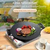 Pannor BBQ Grill Pan Non-Stick Cooking Pot Kitchen Bakeware (Black)