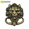 UNILOCKS Antique Lion heurtoir de porte tête de lion heurtoirs Lions décor à la maison y compris les vis de CAINIAO 240130
