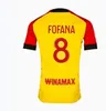 Maillot 2023 2024 RC Lens Futbol Formaları Ev Sarı Saint-Barbe Özel Kakuta Openda Ganago Sotoca Fofana Futbol Gömlek 23 24 Hommes Enfants Çocuk Notre Sang Estor