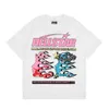 ヘルスタートラックスーツデザイナーTシャツメンズシャツレディーストップTシャツ半袖ティーサマークルーネックラグジュアリーブラックホワイトルーズグラフィックT