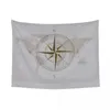 Tapestries Adventure Nautical Map Compass Rose Tapestry Home Decor Custom Hippie Wall Hanging For Living Room