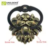 UNILOCKS Antique Lion heurtoir de porte tête de lion heurtoirs Lions décor à la maison y compris les vis de CAINIAO 240130