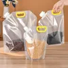 510 pezzi sacchetto portatile per imballaggio alimentare sigillato per cereali a prova di insetti, a prova d'umidità, conservazione della freschezza, cucina 240125