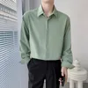 Camicie Uomo Manica lunga Abbigliamento Estate Prova del sole Baggy Allmatch Bello Camisa Teens Gentle Ulzzang Elegante Ins Harajuku 240126