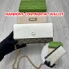 10a hoogwaardige nieuwe schoudertas van de beroemde designer Marmont Continental Wallet Straddle Women Mini Tote Bag onderarm schouderketting Tas Tas Crossbody Handtas