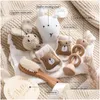 Aandenkens Baby Kwijlen Handdoek Speelgoedset Mijlpaalkaarten Accessoires Pography Props Maandelijkse Groei Herdenking Baby's Pos Geboortecadeau 24013 Ot6Kr