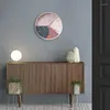 Wall Clocks 12 Inch Living Room Modern Color Insert Simple Household Quartz Clock Creative Mute