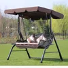 Mobília de acampamento cadeira de balanço ao ar livre duplo adulto interior rattan jardim villa