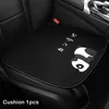 Car Seat Covers Cushion Cover For Driver All Seasons Headrest Back Rear Backrest 3-piece Set Automobile Interior Panda