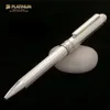 Penna automatica multifunzione Penna a sfera originale in platino di lusso in argento 925 Penna a sfera rossa e nera per ufficio per la scuola 240119