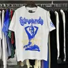 ヘルスターシャツメンズTシャツデザイナーシャツメンティーレディースラッパー洗浄グレーヘビークラフトユニセックス半袖トップハイストリートファッションレトロヘルスター女性