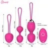 Vaginal Balls Sex Toys for Women Kegel Ball Vagina Train Draw Massage Wireless Remote Control Vibring Egg Kvinna 240202