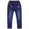 Pantalons en jean pour garçons, pantalons en jean pour enfants, vêtements pour enfants de 5 à 15 ans, 100% coton, 240118