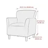 Polar Fleece Tub Chair Cover for Living Room Spandex Club Armchair Slipcovers Elastic Single Sofa Covers Home Bar Counter el 240119