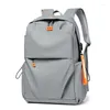 Mochila Oxford Men 15,6 Polegadas Laptop USB Carregamento Multifuncional Campus College Student School Bags