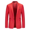 Autumn Blazer Mens Fashion Casual Suit Suknia ślubna Kurtka Formalne wieczorne ubranie 240124