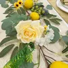 Fleurs décoratives 190cm artificielle citron canne Simulation fruits plantes guirlande chaîne pour la maison fête mariage photographie accessoire décor