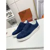 Элегантный бренд Loro Men Sneakers Shoes Leased Кожаная платформа для скейтборда Кромкие резиновые тренеры платье для вечеринки мужски для прогулки по размеру 38-44