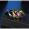 Rivet Three Cone Self-defense Stainless Steel Ring Hip-hop Style Emergency Carry on Wolf Proof Designers N6KK