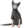 Vêtements à quatre pattes pour pull Sphynx Vêtements pour chat Sphinx Costume Devon Rex Automne Hiver Tenues de chaton Vêtements pour chat sans poils 240130