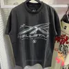 Men's T Shirts Real Po Hellstar Top Tees American High Street Emment Print Loose T-shirts Multiple Style Short Sleeves